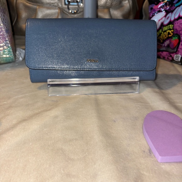Furla Handbags - Furla Blue Wallet